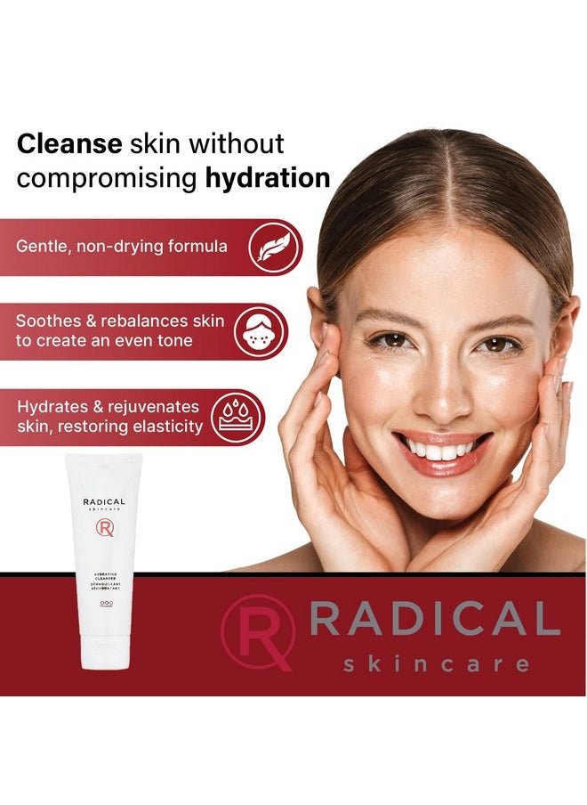 Radical Skincare Hydrating Cleanser Nondrying Gentle Formula For All Skin Types Paraben & Cruelty Free (4 Fl Oz)  - Image 2