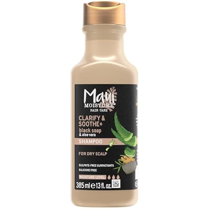 MAUI MOISTURE BLACK SOAP SHAMPOO, 13 FL OZ - Image 2