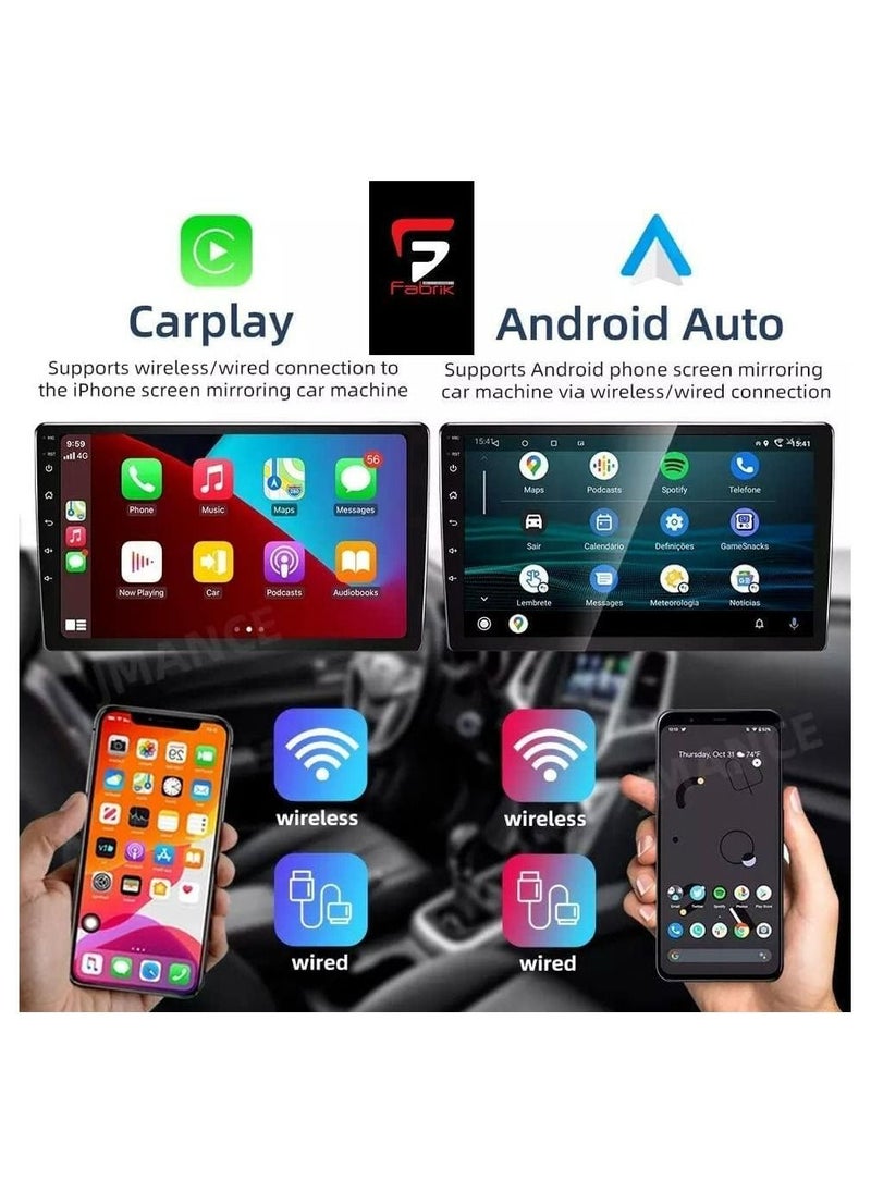 SHEZA STAR - Android Screen For Toyota Fortuner 2008 2009 2010 2011 2012 2013 2014 2015 4GB RAM 64GB ROM Support Apple Carplay Android Auto Wireless QLED 9 Inch Touch Screen With Backup Camera Included - Image 1