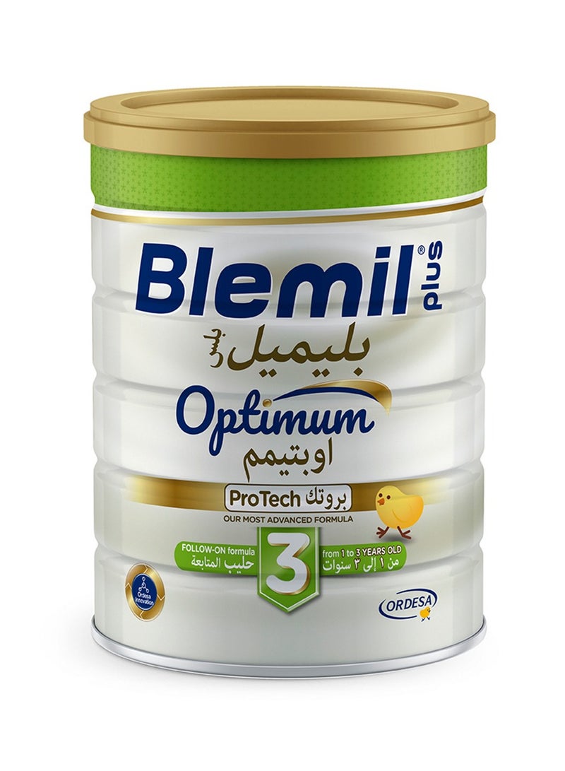 Blemil بليميل بلس 3 أوبتيموم بروتيك - أحدث تركيبة غذائية متقدمة للأطفال من 1 إلى 3 سنوات - Image 1