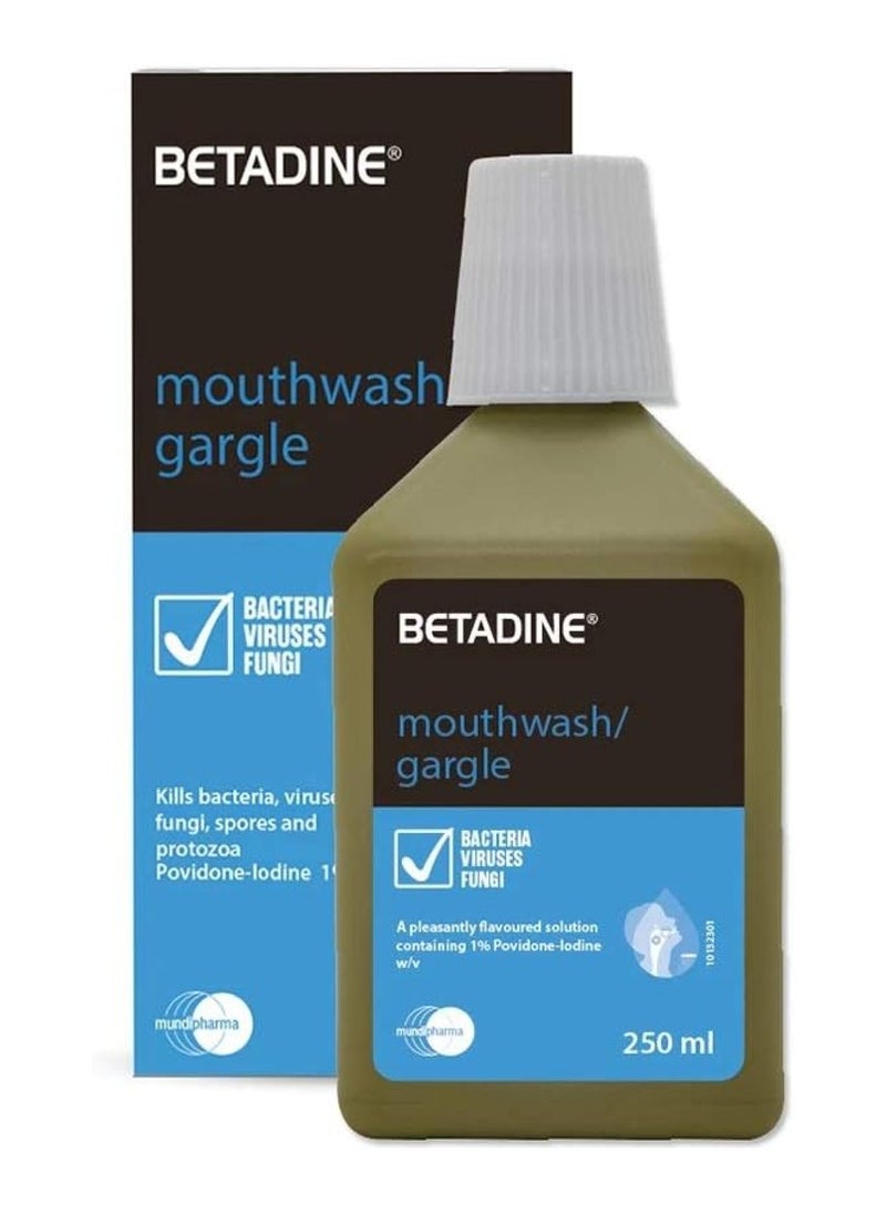 BETADINE Mouth Gargle, 250 Ml  - Image 1