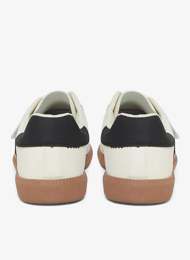 Styli Active Panelled Sneakers with Hook and Loop Closure