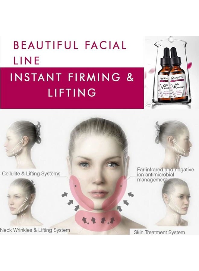 Anacis سيروم كريم حزام الرقبة المتقدم يعمل على تصحيح مرئي للرقبة والذقن وخط الفك - الخطوط الدقيقة - تجاعيد الرقبة - الجلد المترهل (كريم حزام السيروم) - Image 5