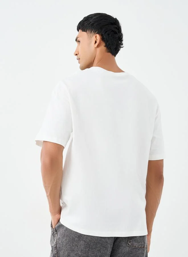 Styli Styli Men Oversized Graphic Print T-Shirt