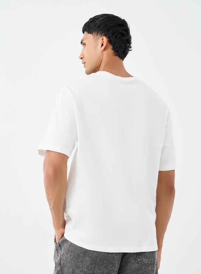 Styli Men Oversized Graphic Print T-Shirt - Image 4