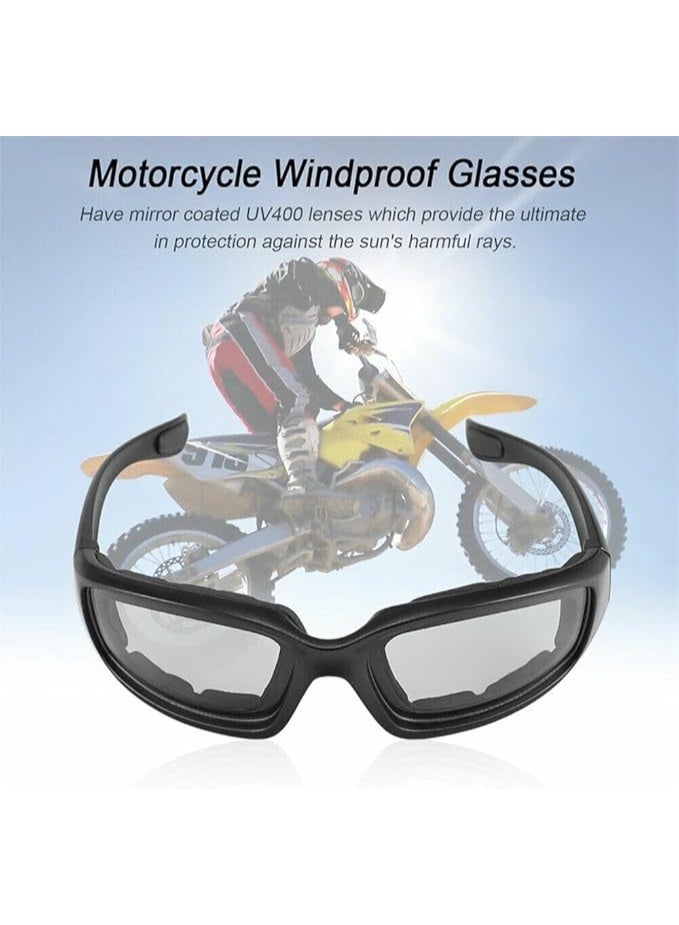 نظارة حماية للعين للرجال مضادة للرياح للأغراض الرياضية والدراجات النارية، نظارة ركوب وموتور بميزة الحماية من الأشعة فوق البنفسجية وملحقاتها. - Image 5