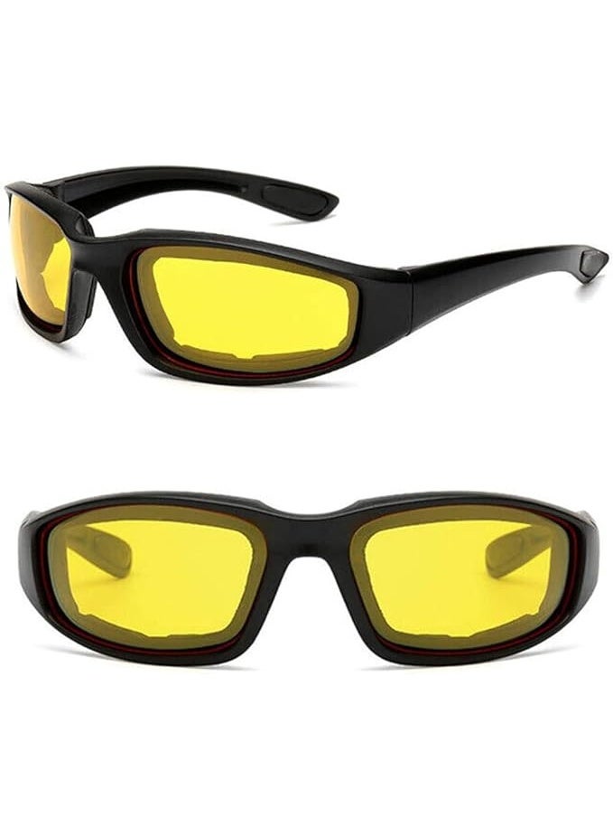 نظارة حماية للعين للرجال مضادة للرياح للأغراض الرياضية والدراجات النارية، نظارة ركوب وموتور بميزة الحماية من الأشعة فوق البنفسجية وملحقاتها. - Image 2