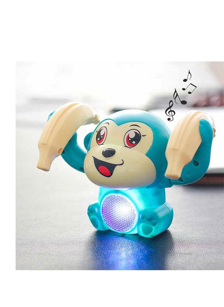 null - Add fun and interactivity to your child's playtime with the unique Banana Monkey toy that combines sound and light to capture children's attention and stimulate their senses - Image 1