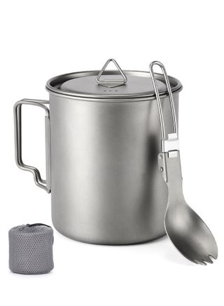 Titanium cup