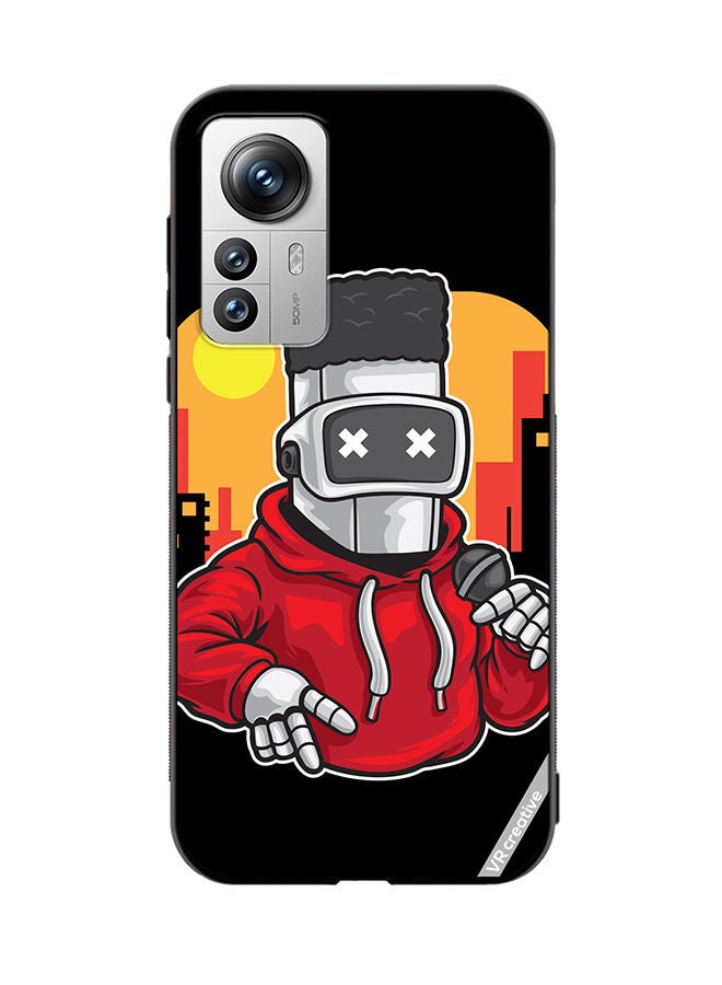 VR CREATIVE Protective Case Cover For Xiaomi 12X Robot Dancer Design Multicolour - Image 1