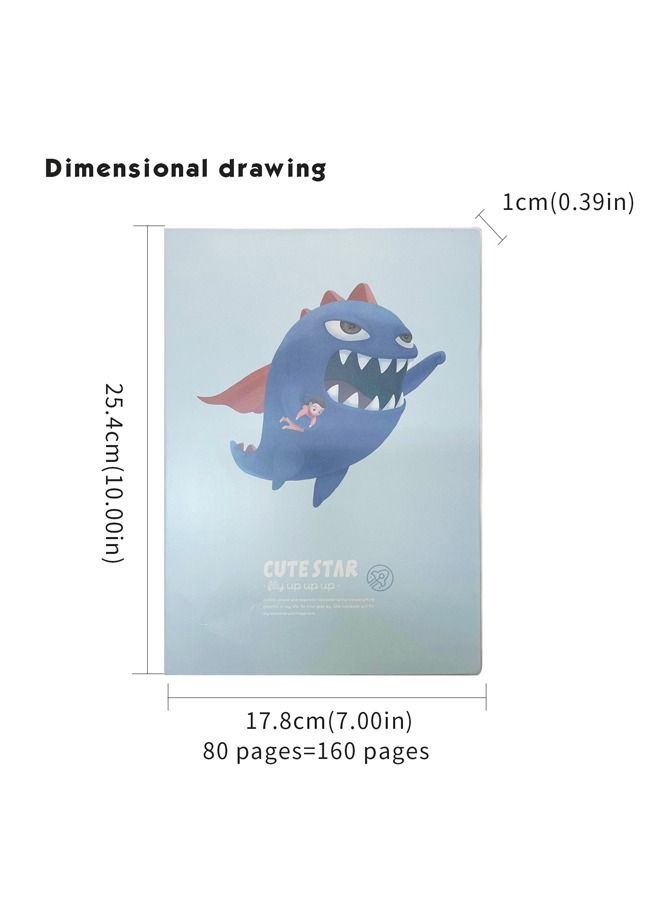 XIANGYU B5 Rubber Sleeve Notebook Cute Painting Style 160pages Notepad Hard Cover - Image 4