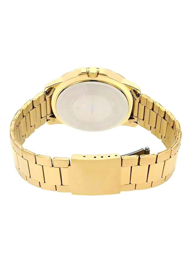 كاسيو ساعة يد دريس بعقارب ومقاومة للماء طراز MTP-V004G-1BUDF رجال - Image 2