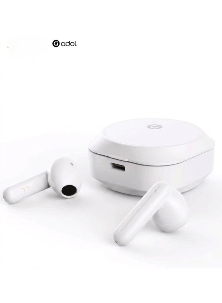 Adol odol B612 TWS True Wireless Bluetooth Earbuds with Portable Charging Case, High-Definition Sound & Touch Control - Image 1