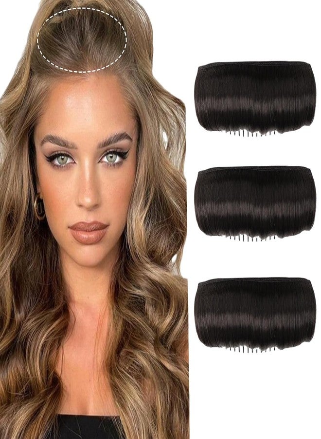 VORSET 2 Pcs Hair Bun Invisible False Hair Clip Bump It Up Volume Hair Base Fluffy Tool Volume Princess Styling Increased Hairstyles Extension Accessories for Women Girls Thickening Fluffy Hairpin - Image 1