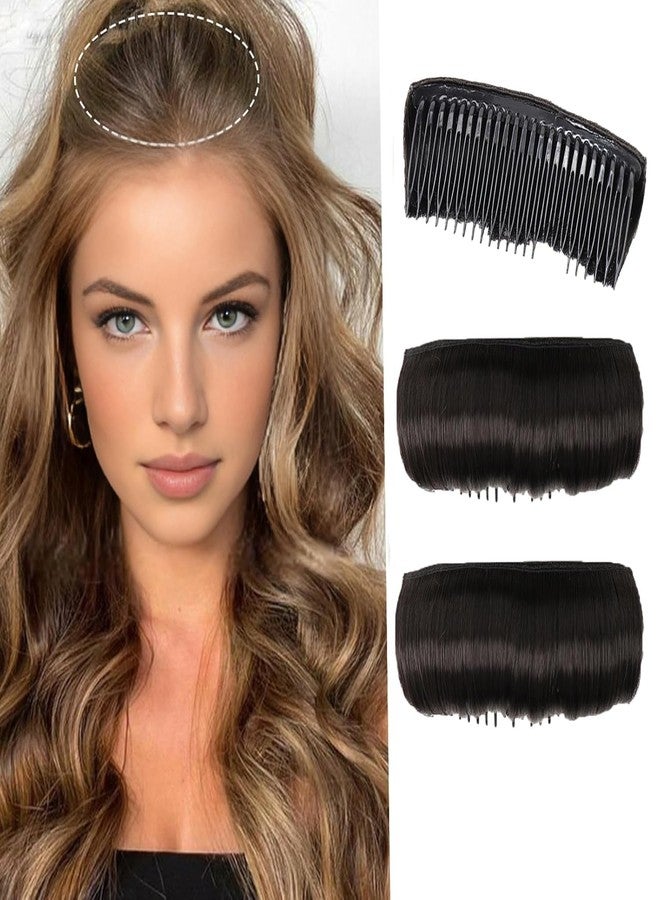 VORSET 2 Pcs Hair Bun Invisible False Hair Clip Bump It Up Volume Hair Base Fluffy Tool Volume Princess Styling Increased Hairstyles Extension Accessories for Women Girls Thickening Fluffy Hairpin - Image 3