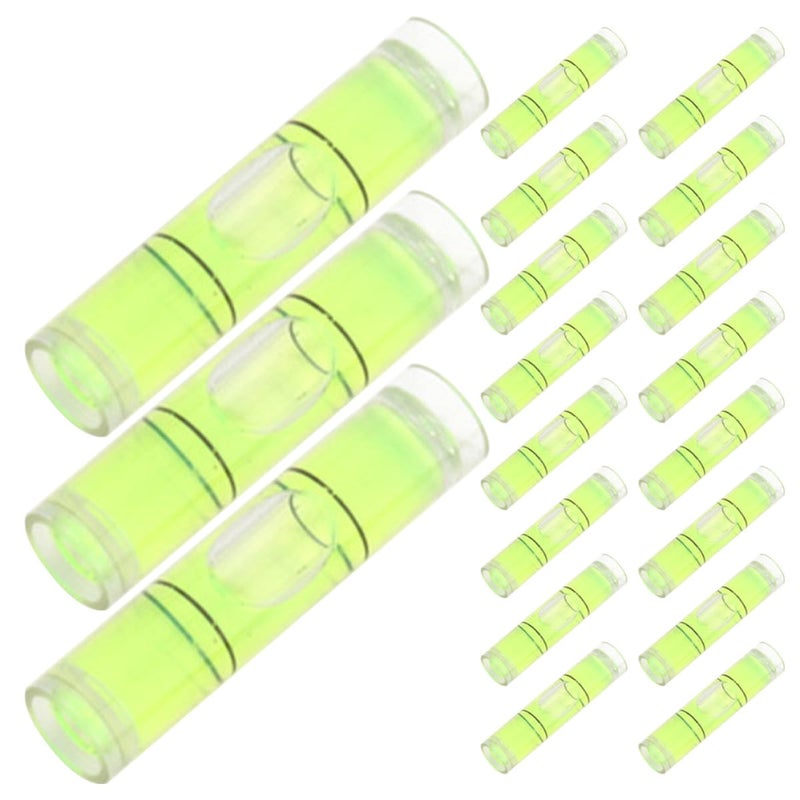 100 Pcs Small Level Bubble Vials High Precision Horizontal Bubble Ruler For Picture Frames Home Leveling Measuring Tools - Image 2