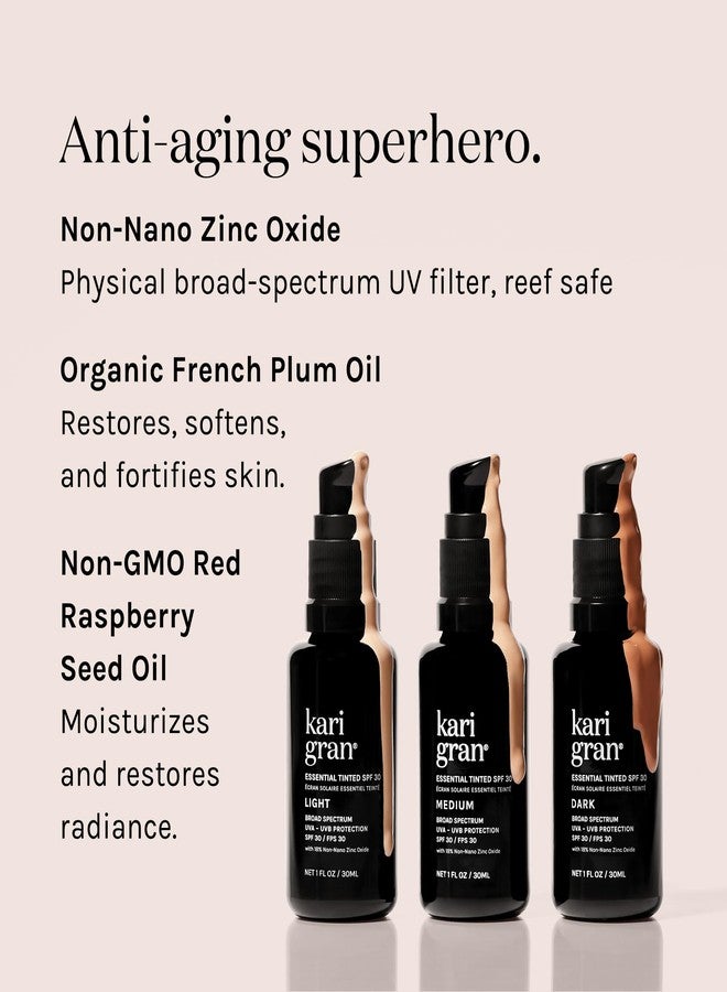 Kari Gran Essential Tinted SPF, Anti-Aging Tinted Moisturizing Sunscreen - Image 3