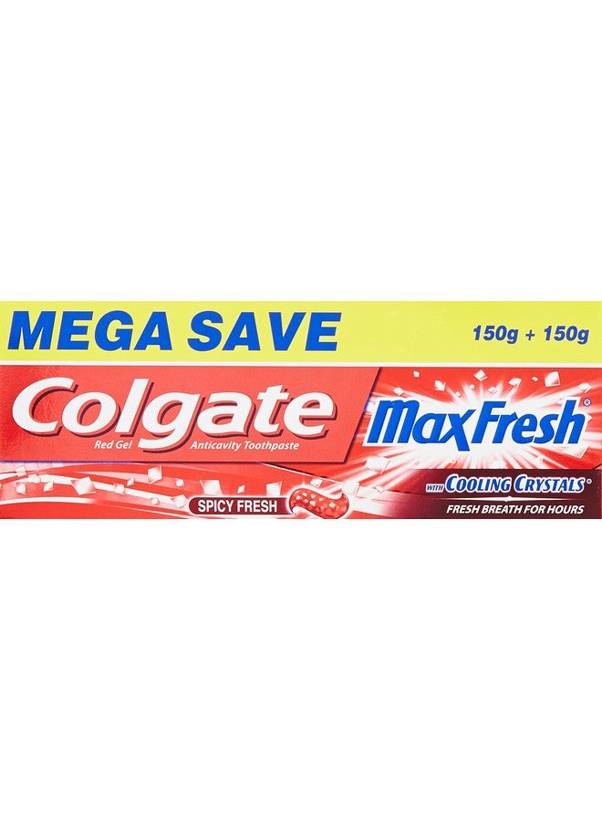 Colgate Toothpaste Maxfresh Spicy Fresh - 300 g (Anticavity,Freshness, Red Gel - Saver Pack) - Image 1