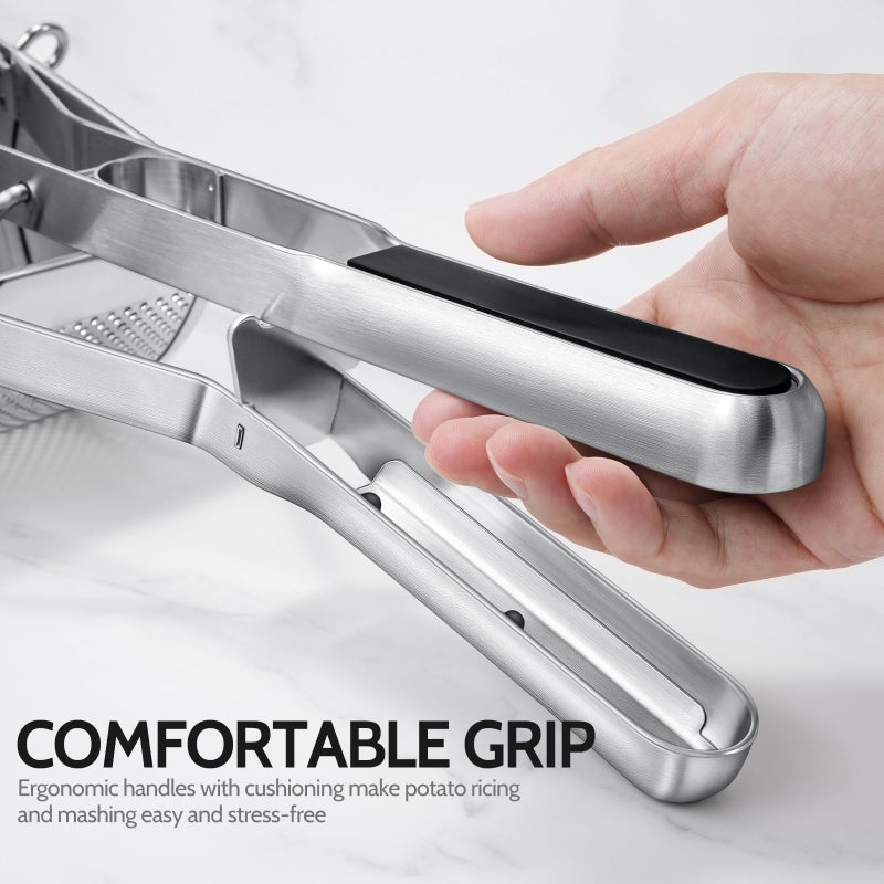 Sopito Potato Ricer  Sopito Stainless Steel Potato Masher For Commercial And Home Use  Orange - Image 4