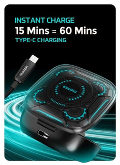 Faster Faster RGBP1 Bluetooth Earbuds Wireless Earphones- Noise Cancelling Earbuds IPX4 Water Resistance- 5.3 Bluetooth Earphones Wireless InEar Headphones- ANC Earbuds Wireless Bluetooth 6 Hours Playtime  - Image 2