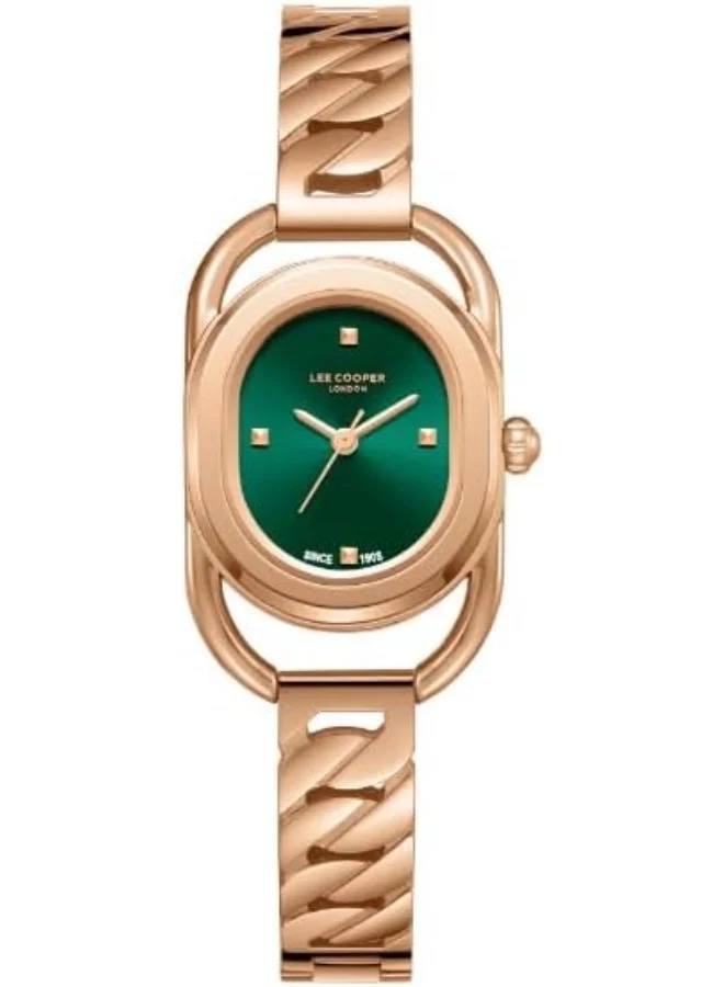 لي كوبر LEE COOPER Women Analog Dark Green Dial Watch - LC08056.470