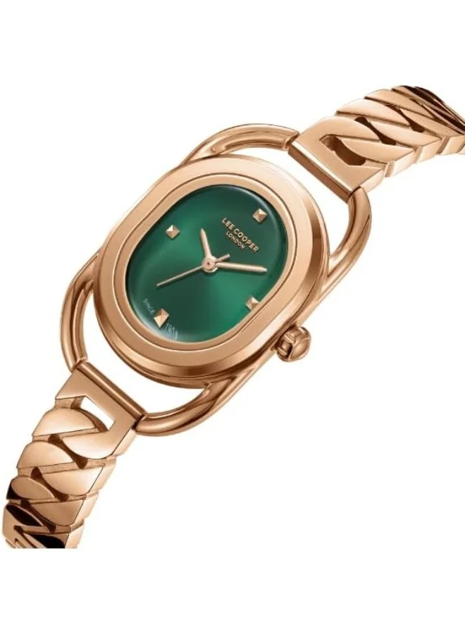 لي كوبر LEE COOPER Women Analog Dark Green Dial Watch - LC08056.470