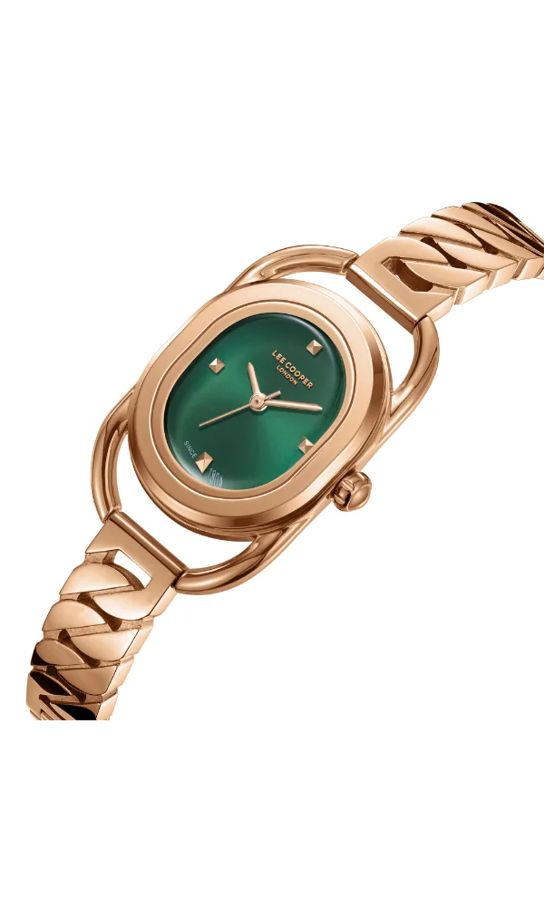 لي كوبر Women's Metal Analog Watch LC08056.470 - 24*39 mm