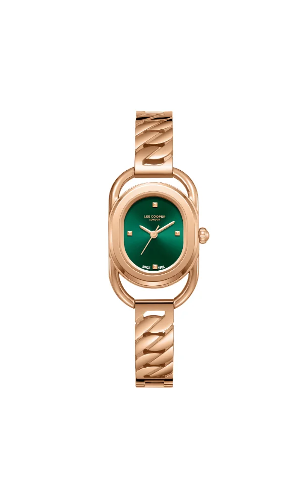 لي كوبر Women's Metal Analog Watch LC08056.470 - 24*39 mm