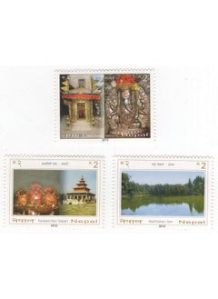 Mahaphilla Mahaphilla ~ Nepal 2010 Hinduism Ganesha Kankalini Mai & Mai Pokhari Set of 3 Stamps Mint/MNH Multicolor  - Image 2