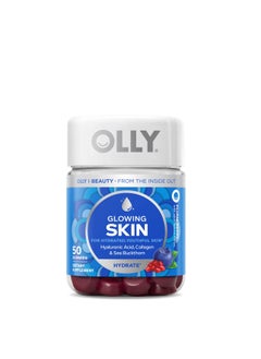 حزمة OLLY Glowing Skin Collagen Gummy Starter Pack ، رطبة ، بشرة شابة ، حمض الهيالورونيك ، نبق البحر ، مكمل قابل للمضغ ، توت ، زجاجة 50 قطعة - pzsku/ZC0AB0183474FAFC9E22DZ/45/_/1666540075/6e8aff44-5761-42d9-9287-b5840aff26f6