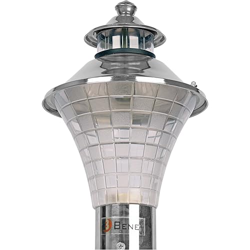 BENE Geruit Outdoor Lamp (Steel, 18 Cms, Pack of 2 Pcs) - Image 3