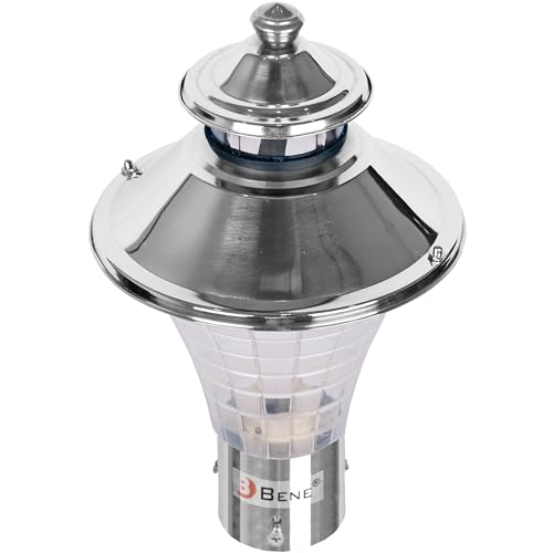 BENE Geruit Outdoor Lamp (Steel, 18 Cms, Pack of 2 Pcs) - Image 2