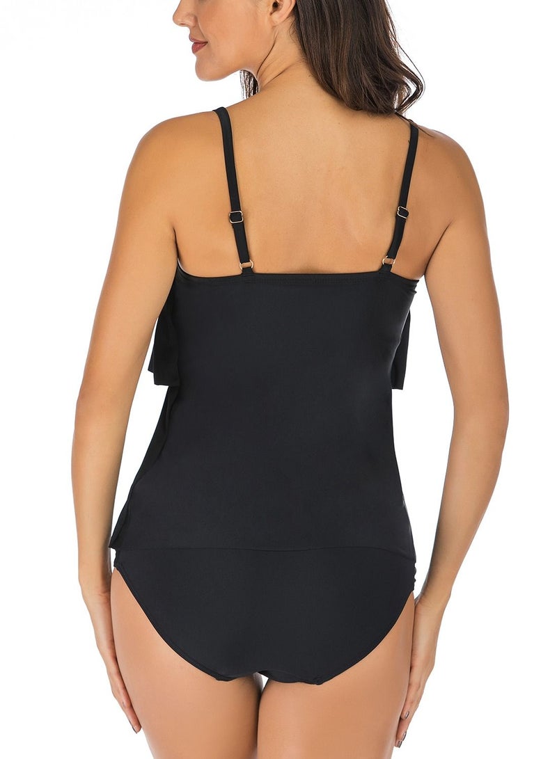 Loquat Top Swimsuit Printed Conservative Split Swimsuit for Women  - Image 3
