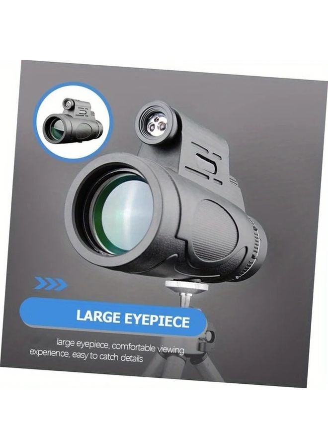 Black 10x40mm HD Telescope For Hiking Camping Bird Watching - Image 5