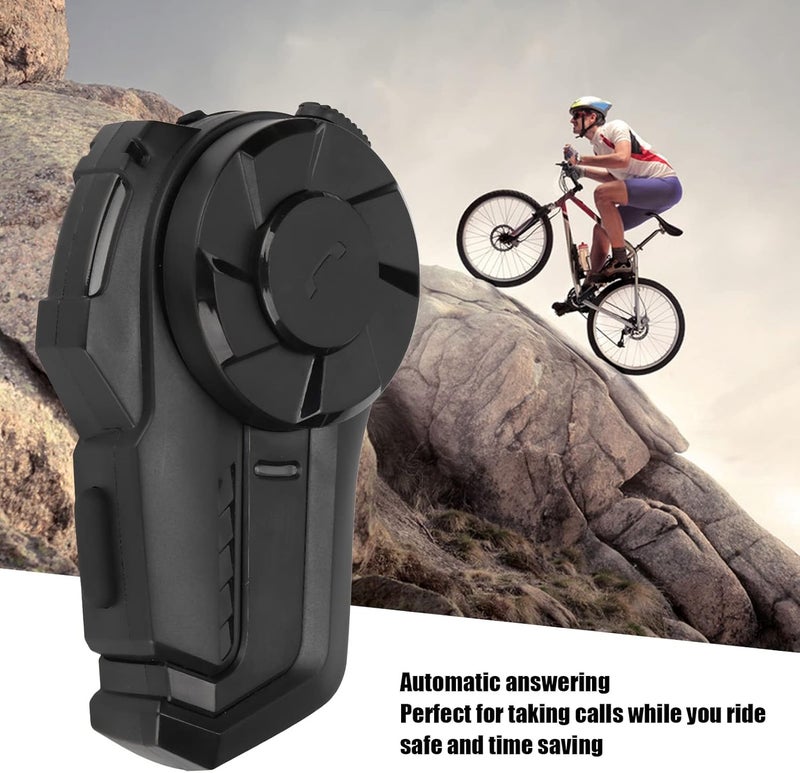 cheekyglo HY‑1001 Motorcycle Helmet Headset, Cycling Intercom, with High Fidelity Stereo Speakers, Auto Answer, 700mAh, for Motorcycle - Image 2