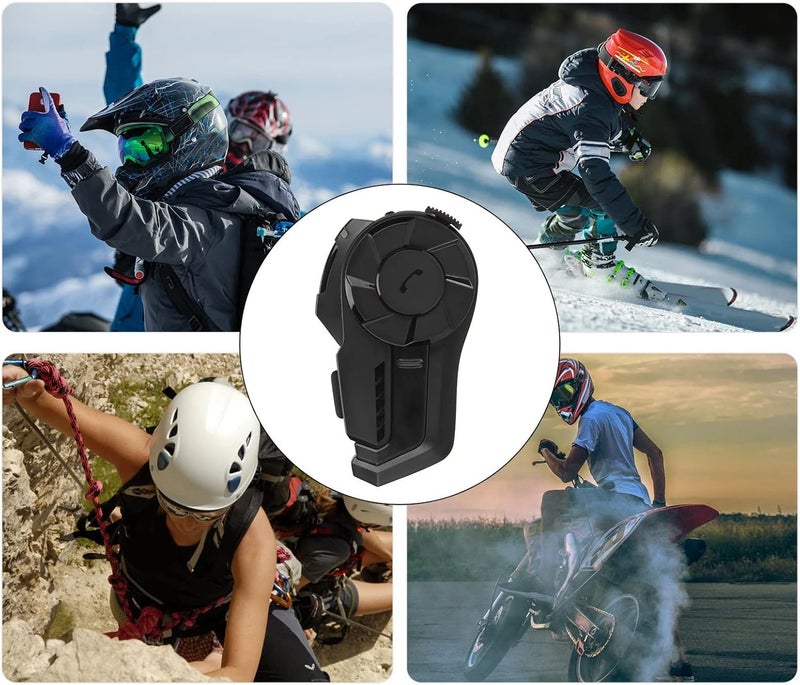 cheekyglo HY‑1001 Motorcycle Helmet Headset, Cycling Intercom, with High Fidelity Stereo Speakers, Auto Answer, 700mAh, for Motorcycle - Image 4