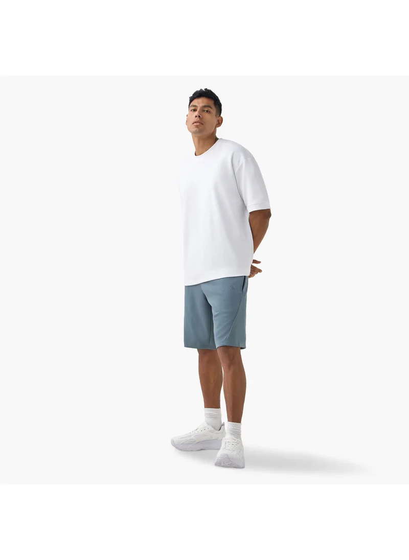 ادوت من سبلاش Panelled Performance Shorts with Drawstring Closure and Pockets