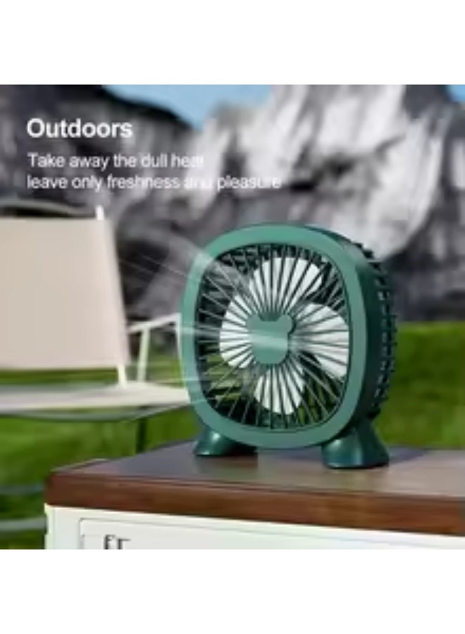Mini USB Desk Fan – Quiet Portable Table Fan for Office/Dorm/Home, Desktop Cooling Fan with Adjustable Angle - Image 5