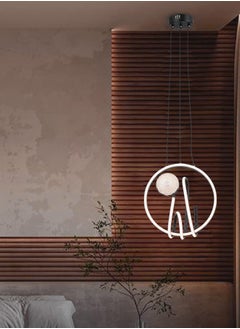 Best Power Modern LED Pendant 6123-2 – 3 Lighting Levels, 105W, Adjustable Height (80cm) – Sleek & Stylish LED Hanging Light for Living Room, Dining Room & More  - Image 2