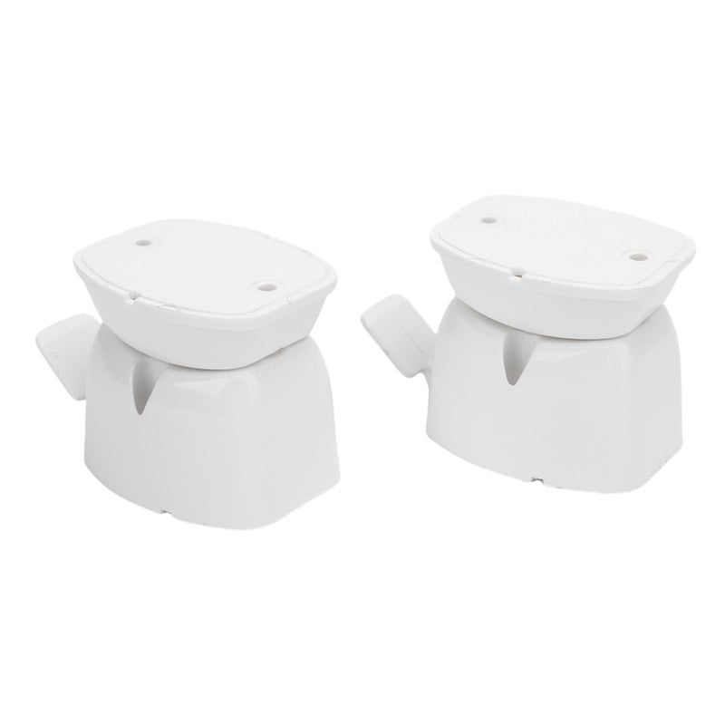 RV Door Catch Prevents Door Shake White Sturdy Stopper for Motorhome Travel Trailers 5th Wheel Trailers - Image 2