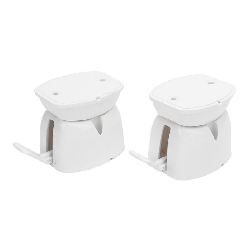 RV Door Catch Prevents Door Shake White Sturdy Stopper for Motorhome Travel Trailers 5th Wheel Trailers - Image 3