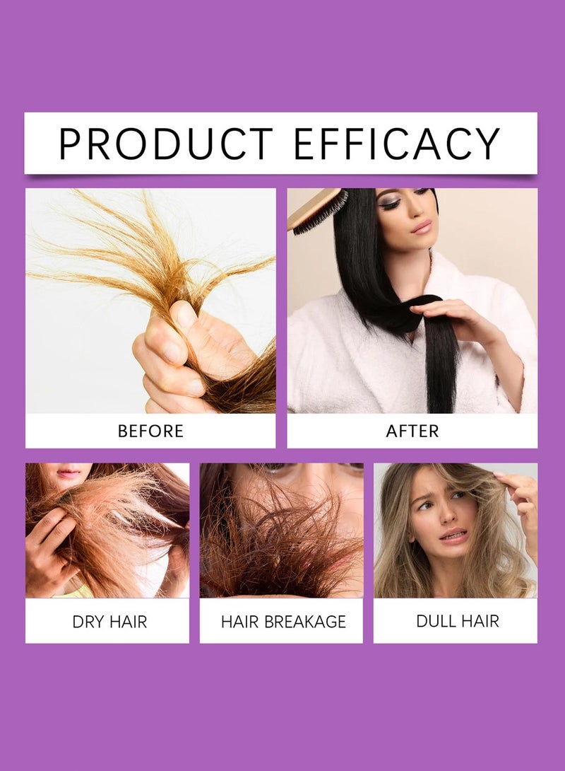 EELHOE Hydrating Hair Mask Damaged Hair, Hair Moisturizing Conditioning Nourishing Mask for Frizzy, Dry, Damaged Hair, 100g - Image 5