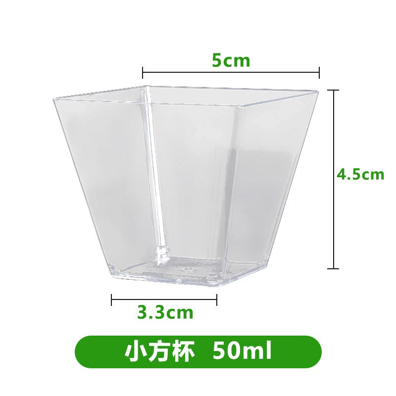 Golden Wuyuan Disposable Hard Plastic Pudding Cup – Round Jelly Milk Bottle with Lid, 101-200mL - Image 5