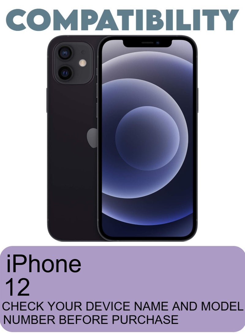 Unipha - 2 Pack Tempered Glass Screen Protector Clear Designed For iPhone 12 Full Screen Coverage And Bubble Free - Image 1