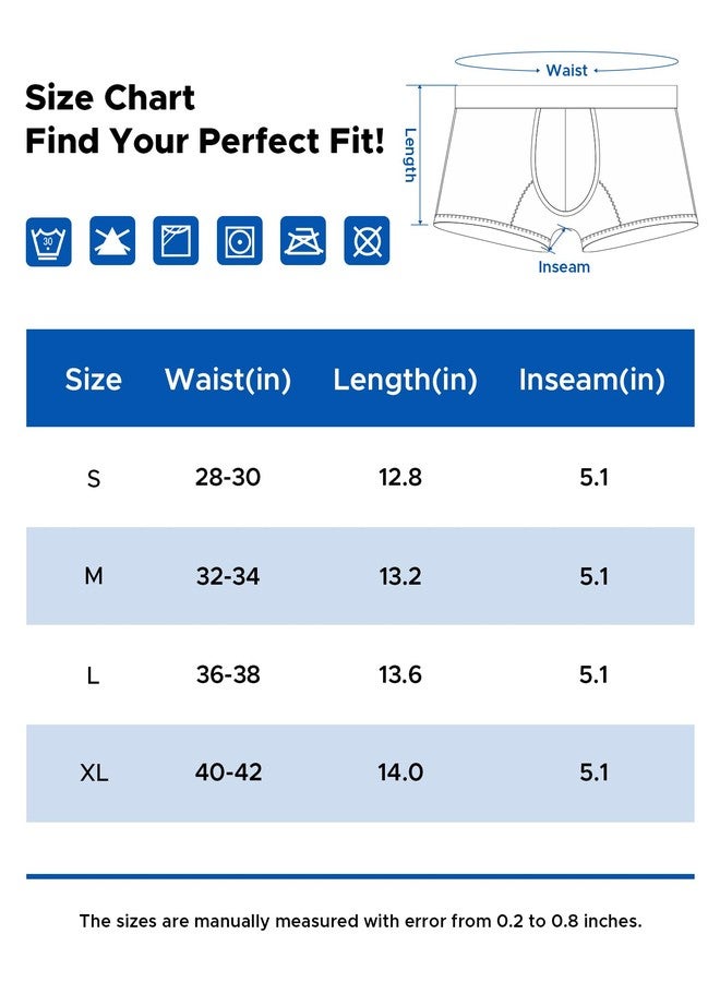 INNERSY Men's Reusable Incontinence Underwear Bladder Leak Cotton Boxer Briefs 1-Pack(Large,Dark Blue - Image 5
