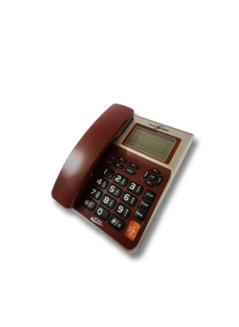 Gaoxinqi - Gaoxinqi HCD399(314)P/TSDL Corded Phone - Red Maroon - Image 1