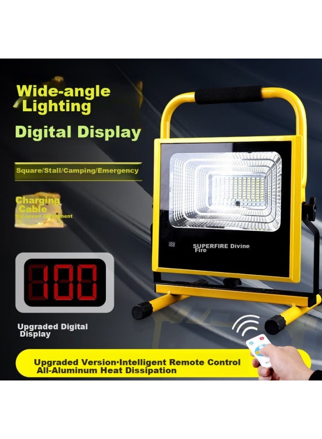 Supfire Tg1-e Rechargeable Led Floodlight, High-power Outdoor And Home Lighting, Suitable For Squares And Construction Sites - Image 2