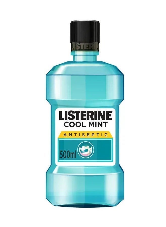 Listerine Mouthwash, Cool Mint, 500ml 