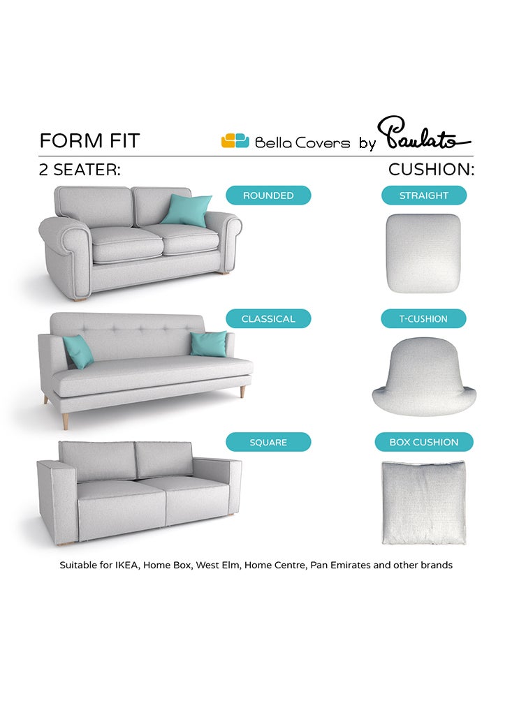 Paulato Loveseat Slipcover - Stretch Couch Cover - Cushion Love Seat Sofa Cover - Soft Fabric Slip Cover - 1-Piece Form Fit Washable Protector - Microfibra Collection - Vanilla - pzsku/ZC0ABF4202177D615BF91Z/45/_/1695543532/9a05a2a6-3116-4f0d-9c4b-f128abdea464