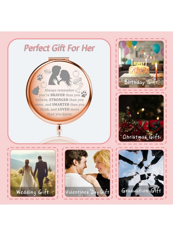 ميوسبارك مرآة مكياج مدمجة لفيلم توايلايت، هدية لمحبي إدوارد وبيلا، هدية لمحبي مصاصي الدماء، هدية مستوحاة من الفيلم، هدية عشوائية (أميرة الشفق) - Image 5